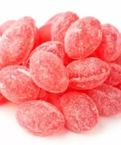 Sanded Raspberry Drops Old Fashioned Hard Candy 2 Pounds Claey's Candies Unwrapped Bulk Candy