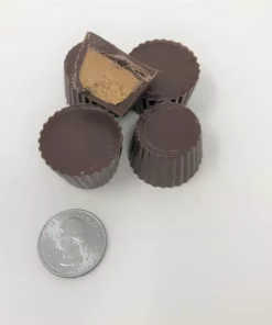 Beulah's Candyland Gourmet Peanut Butter Cups Mini Milk Chocolate Candy 1 Pound