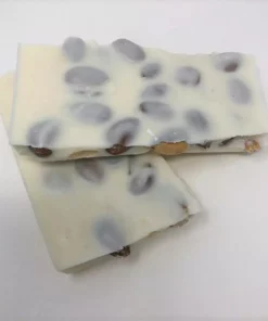 Beulah's Candyland Gourmet Almond Bark White Chocolate Candy 1 Pound