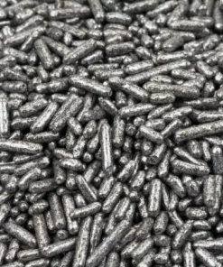 QA Products, Inc. - Beloit, Wisconsin Sprinkles & Toppings Sprinkles Silver Toppers Topperz Shiny Topping 8 Ounces Colored Sprinkles