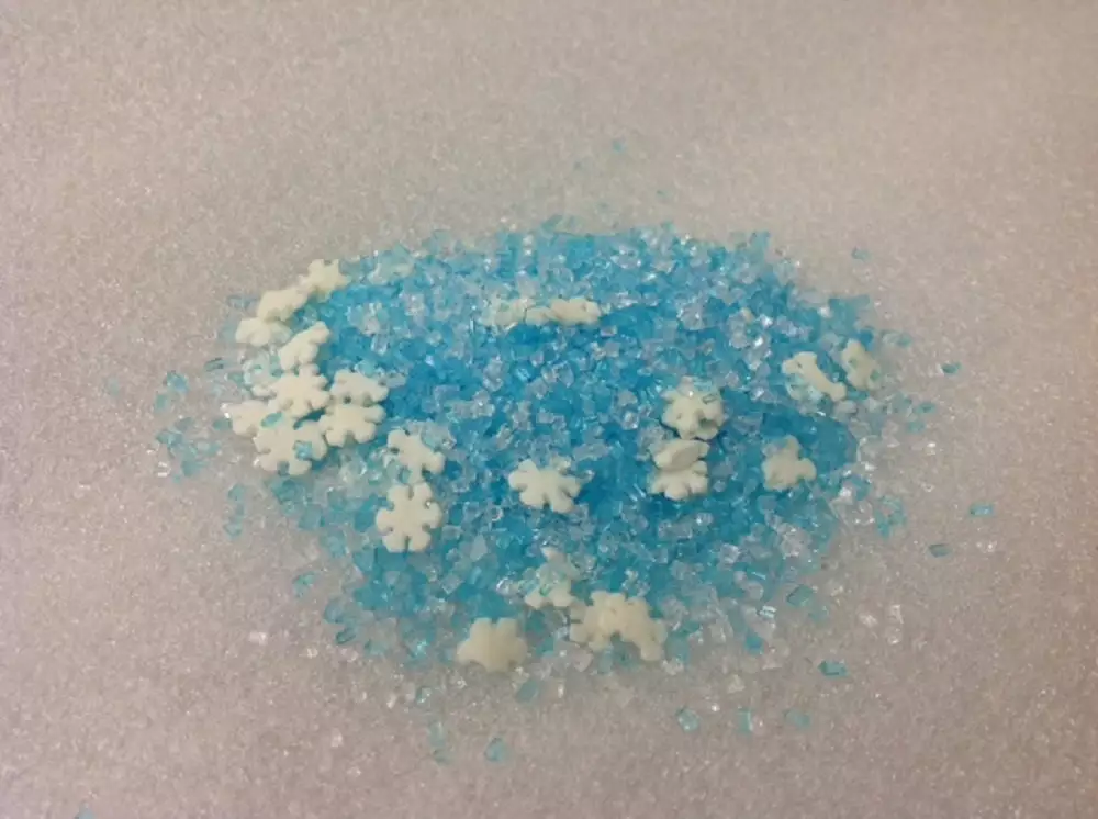 QA Products, Inc. - Beloit, Wisconsin Snow Globe Mix White Snowflakes Blue Sugar Bakery Topping Sprinkles 8 Ounces Sprinkles & Toppings 3 QA Products, Inc. - Beloit, Wisconsin Snow Globe Mix White Snowflakes Blue Sugar Bakery Topping Sprinkles 8 Ounces Sprinkles & Toppings