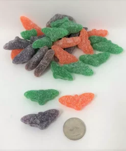Sweets Quality Candies - Salt Lake City Utah Fall / Halloween / Thanksgiving Candy Sour Jelly Bats Halloween Candy Fall Bat Candy 2 Pounds