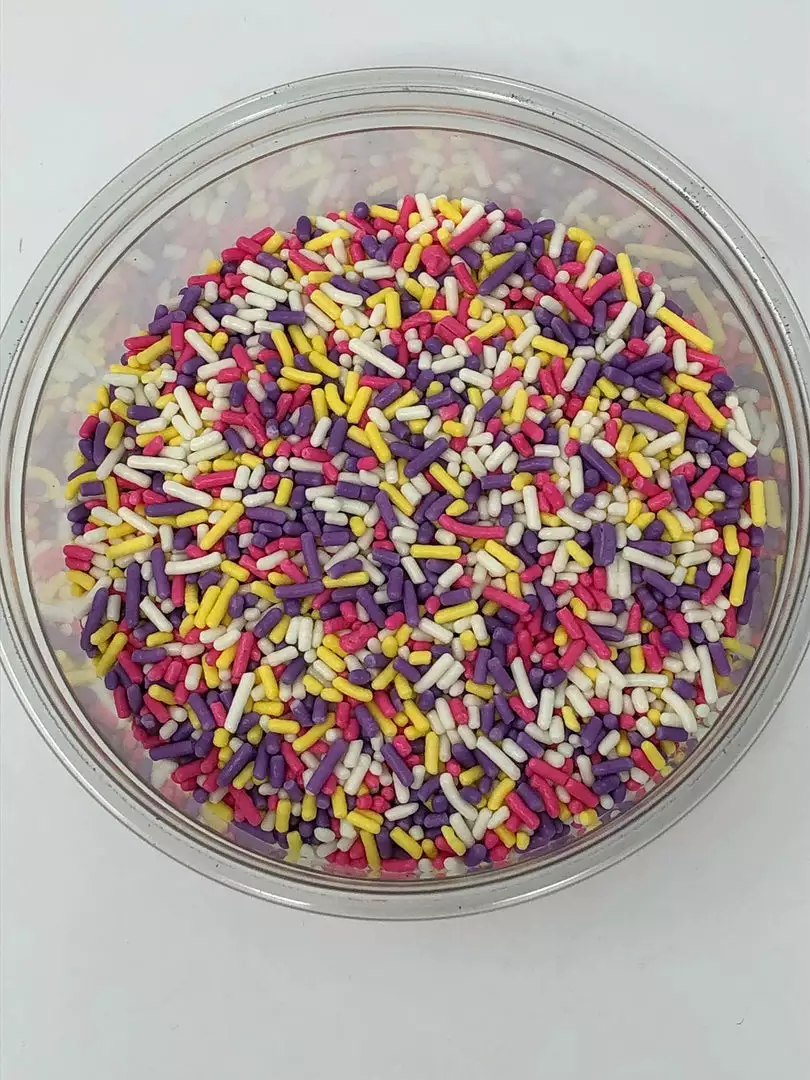 QA Products, Inc. - Beloit, Wisconsin Sprinkles & Toppings Spring Mix Sprinkles Pastel Jimmies Bakery Topping 6 Pounds Colored Sprinkles 3 QA Products, Inc. - Beloit, Wisconsin Sprinkles & Toppings Spring Mix Sprinkles Pastel Jimmies Bakery Topping 6 Pounds Colored Sprinkles