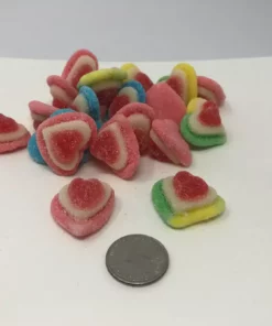 Vidal Golosinas, Located In Spain. Gummi Triple Hearts 2 Pounds Gummy Hearts Valentine Candy