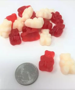 Beulah's Candyland Gummi Bears Valentine Candy Red And White Gummy Candy 5 Pounds
