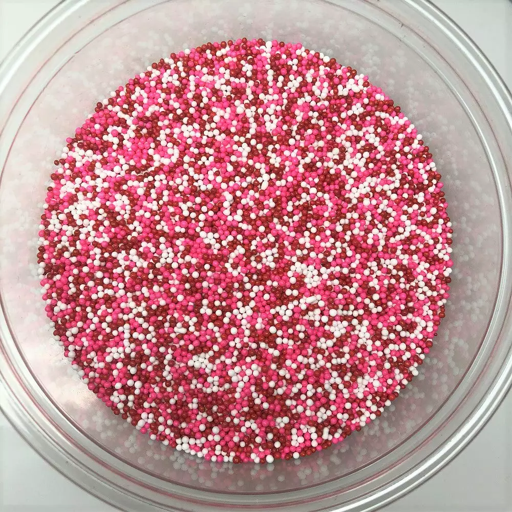 QA Products, Inc. - Beloit, Wisconsin Sprinkles & Toppings Valentine Mix Nonpareils Red Pink White Bakery Topping Sprinkles 1 Pound 3 QA Products, Inc. - Beloit, Wisconsin Sprinkles & Toppings Valentine Mix Nonpareils Red Pink White Bakery Topping Sprinkles 1 Pound