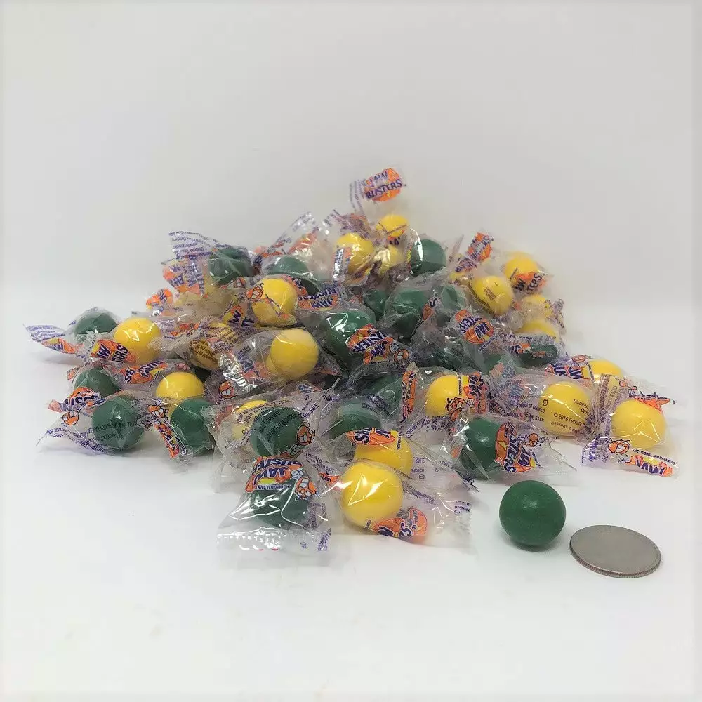 Beulah's Candyland Jawbreakers Yellow And Green Colors Small Wrapped Candy 2 Pounds Jawbreaker 3 Beulah's Candyland Jawbreakers Yellow And Green Colors Small Wrapped Candy 2 Pounds Jawbreaker