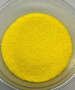 QA Products, Inc. - Beloit, Wisconsin Nonpareils Yellow Bakery Topping Sprinkles Colored Nonpareils 8 Ounces