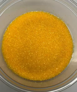 QA Products, Inc. - Beloit, Wisconsin Sugar Sanding Yellow Bakery Topping Sprinkles Colored Sugar 8 Ounces