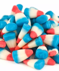 Beulah's Candyland Patriotic Candy Corn 5 Pounds Red White Blue Raspberry Lemonade Candy